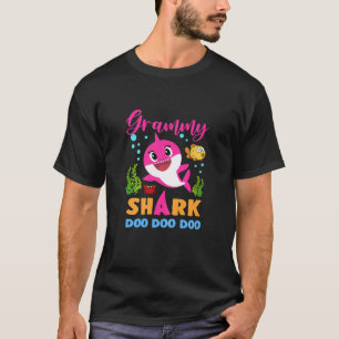 Camiseta Mães Da Família De Tubarão-Bebê Cute Gift-Grammy