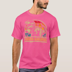 Camiseta Mães Da Família Opera Saurus T Rex Dinosaur