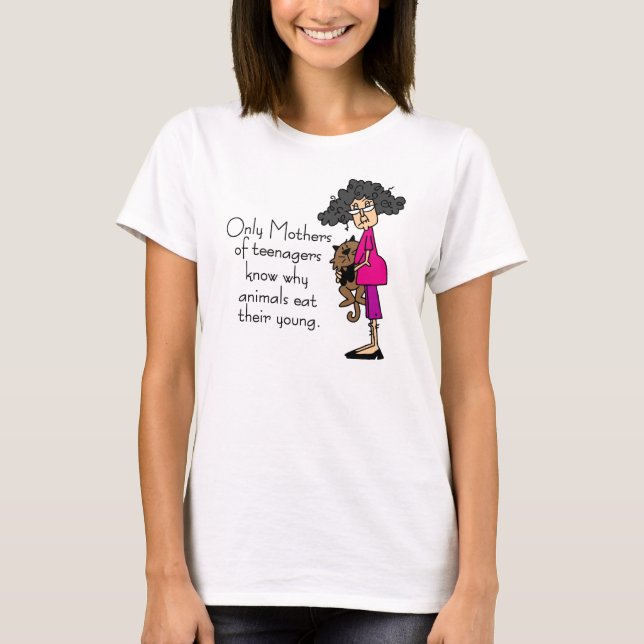 Camiseta Mães de adolescentes (Frente)