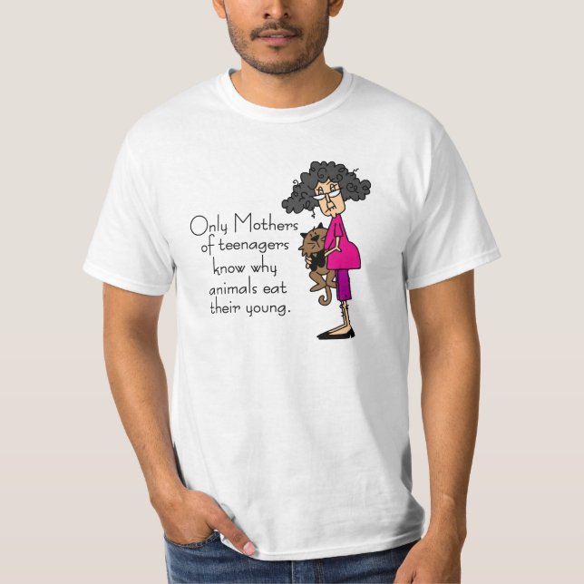 Camiseta Mães de adolescentes (Frente)