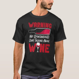 Camiseta Mães de aviso de Bebendo de Sommelier Wine