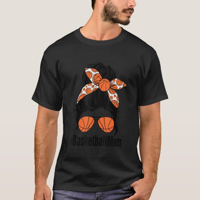Camiseta Mães de basquete do Messun Mãe (Frente)