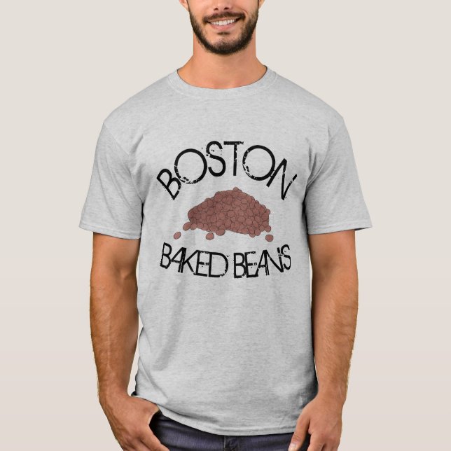 Camiseta Mães de Boston Bak Beans Massachusetts Foodie (Frente)