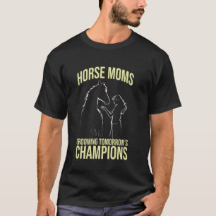 Camiseta Mães de Cavalos Arreiam os Campeões de Amanhã Cava