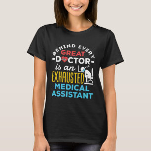 Camiseta Mães de CMA do Assistente Médico Esgotado Engraçad