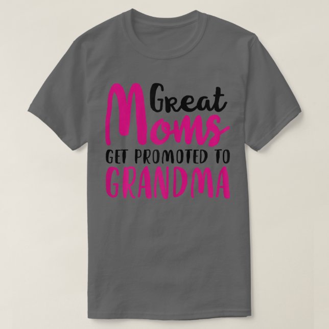 Camiseta Mães de Excelente feminina são promovidas à avó mã (Frente do Design)