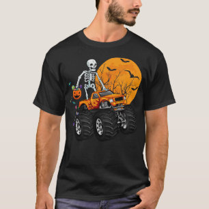 Camiseta Mães de fantasias do Halloween de caminhões monstr
