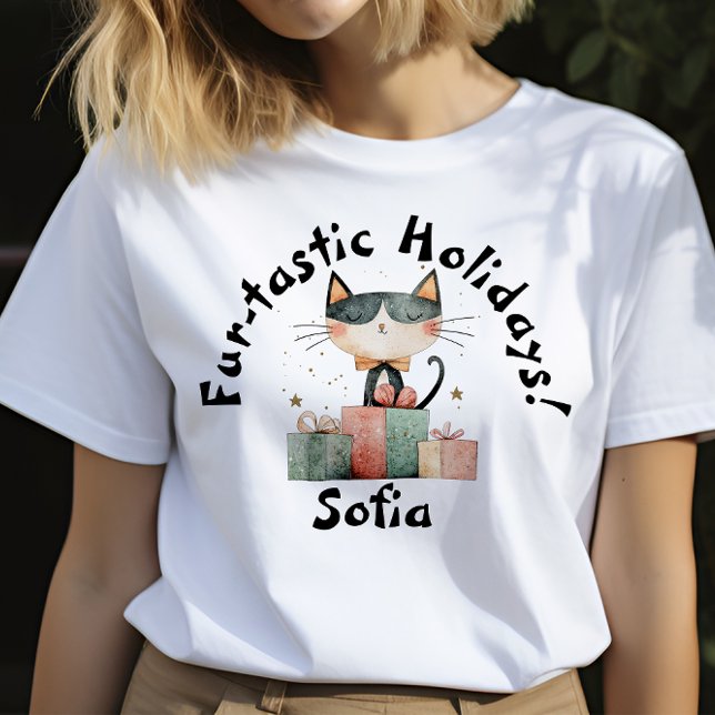 Camiseta Mães de gato Nome perfeito para presente de Natal  (Criador carregado)