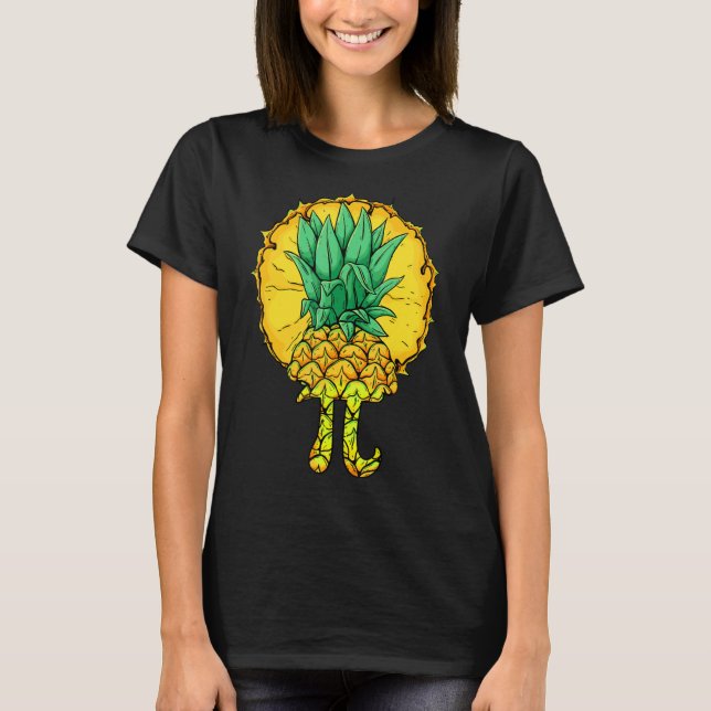 Camiseta Mães de Símbolos Pi Day Pineapple Math Lover Profe (Frente)