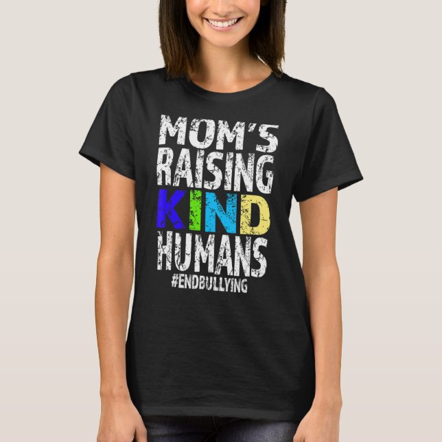 Camiseta Mães do Dia da Unidade Levantando Humanos Gentes A (Frente)