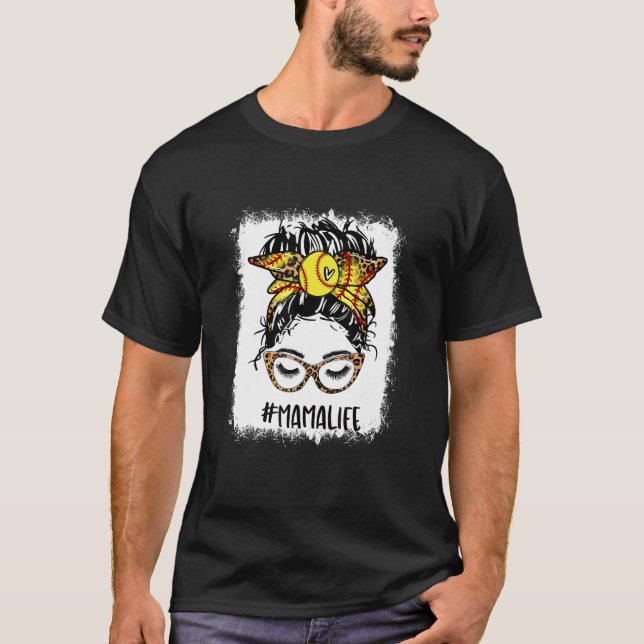 Camiseta Mães do Jogo Mama de Softball Salgado (Frente)