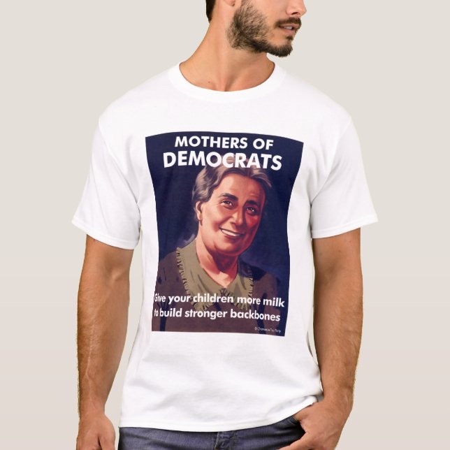 Camiseta Mães do t-shirt de Democratas (Frente)
