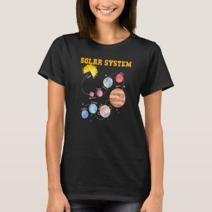 Camiseta Mães Espaciais da Astronomia Espacial do Sun Plane
