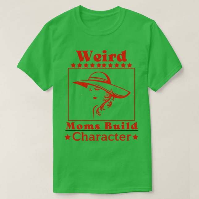 Camiseta Mães Estranhas Criam Personagem Groovy Engraçado M (Frente do Design)