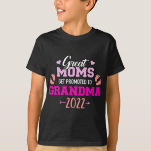 Camiseta mães excelentes são promovidas à vovó 2022