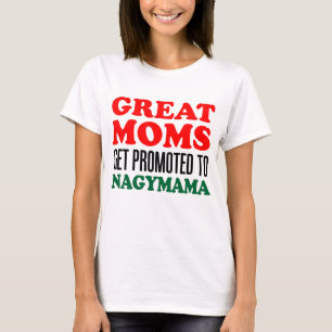 Camiseta Mães Excelentes São Promovidas Para O Húngaro N