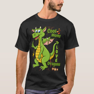 Camiseta Mães Legais Amam Dragões – Presente Divertido para