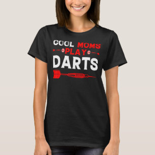 Camiseta Mães legal joga dardos dardos reprodutor feminino