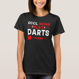 Camiseta Mães legal joga dardos dardos reprodutor feminino