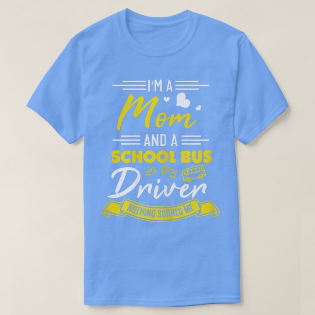 Camiseta Mães motoristas de ônibus Mãe Engraçado Mãozinho D (Frente do Design)