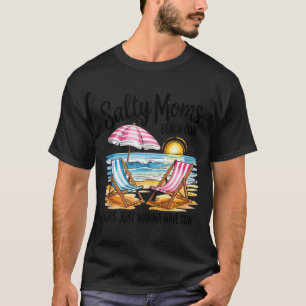 Camiseta Mães salgadas do clube de praia as meninas querem