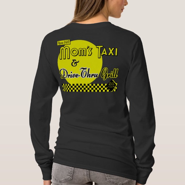 Camiseta Mães Taxi e Drive-Thru Grill Retro Tee (Verso)