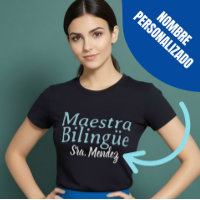 Maestra Bilingüe Bilingual Blue Professor