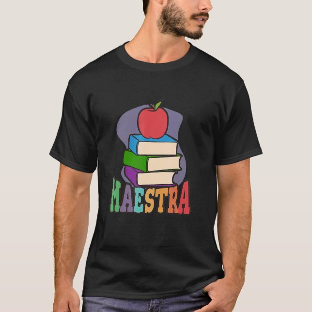 Camiseta Maestra  Proud Spanish Teacher (Frente)