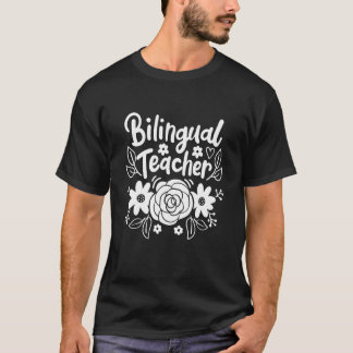 Camiseta Maestra Spanish Teacher Bilingual