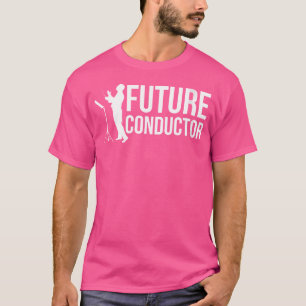Camiseta Maestro Futuro Com Bastão Para Músico Em Música