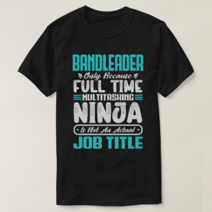 Camiseta Maestro Multitarefa Divertido Diretor de Banda Emp