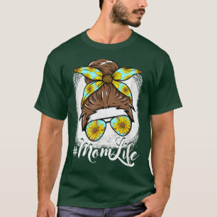 Camiseta Mãezinha Mãe Vida Sunflower Hippie MãeVida Mulhere