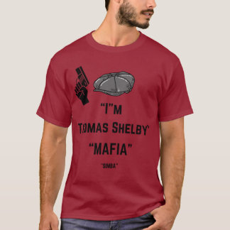 Camiseta "Máfia Boné plana | Viral Meme T-Shirt"