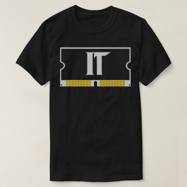 Camiseta Máfia de TI com cabo Ethernet Premium (Frente do Design)