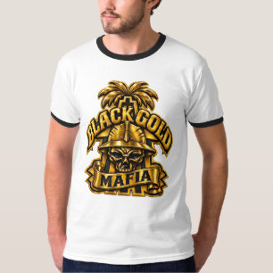 CAMISETA MÁFIA DO OURO NEGRO