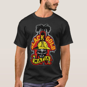 Camiseta MÁFIA DO OURO NEGRO projetado por earl ferguson