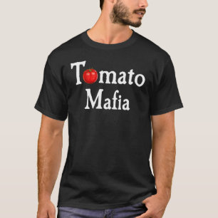 Camiseta Máfia do Tomate Amante de Jardinagem Divertida Grá