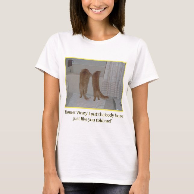 Camiseta Mafia Gata Humor (Frente)