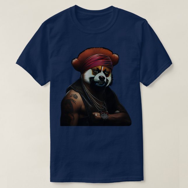 Camiseta Mafia Red Panda (Frente do Design)
