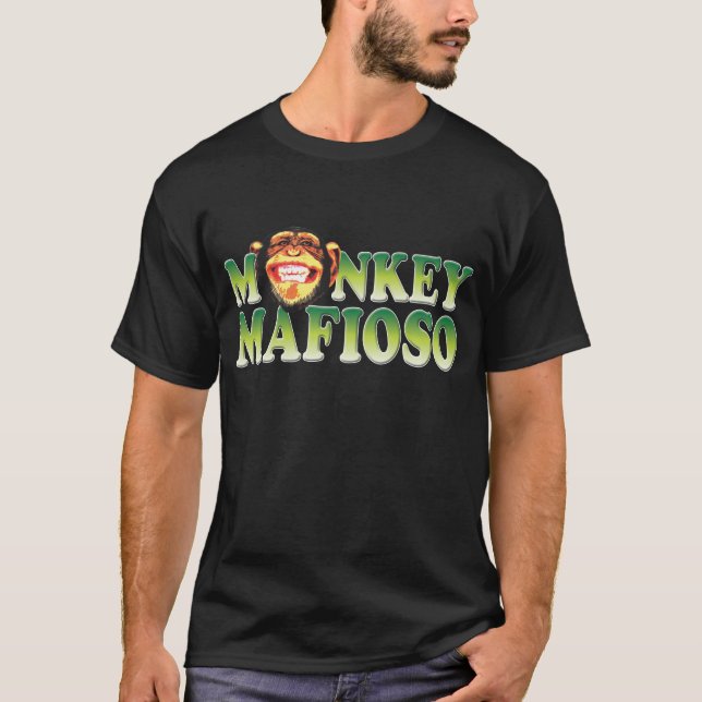 Camiseta Mafioso W do macaco (Frente)