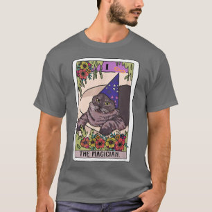Camiseta Mag do Mágico Tarot Card Engraçado Gato Lover