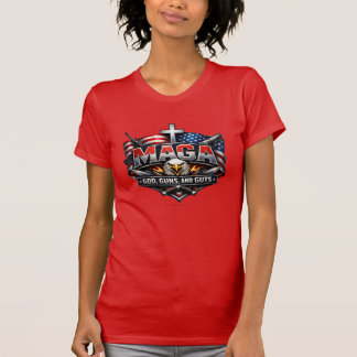 Camiseta MAGA: God, Guns, and Guts - T-Shirt