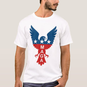 Camiseta MAGA Hawk Patriótico Emblem