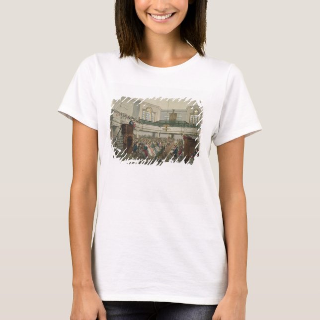 Camiseta Magdalen Chapel, do Microcosmo de Lo de Ackermann (Frente)