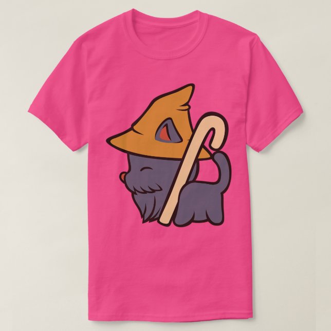 Camiseta Mage Wizard Cat Witch de Tobe Fonseca (Frente do Design)