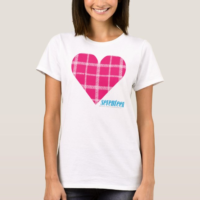 Camiseta Magenta 2 da xadrez (Frente)