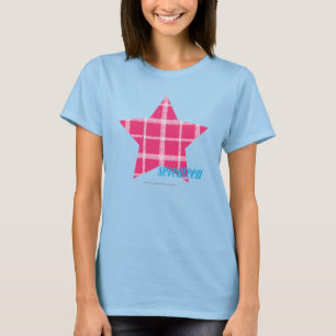 Camiseta Magenta 3 da xadrez