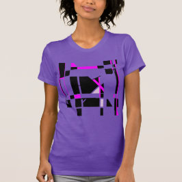 Camiseta Magenta Black Gameboard Geométrica MCM