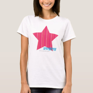 Camiseta Magenta fina 3 das listras