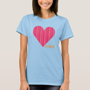 Camiseta Magenta fina 4 das listras